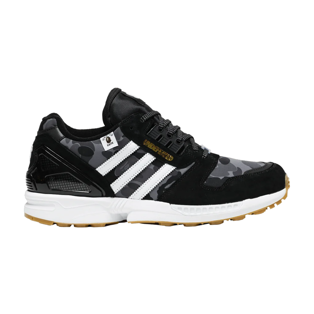 Кроссовки BAPE x Undefeated x adidas ZX 8000 'A-ZX Series - Black Camo'