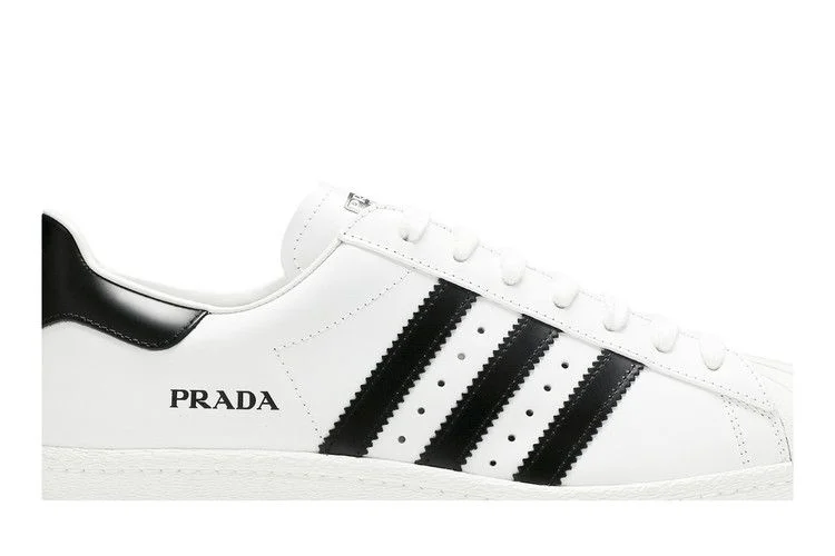 Кроссовки Prada x adidas Superstar 'White Black'