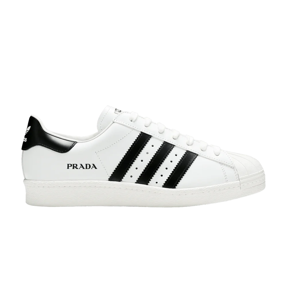 Кроссовки Prada x adidas Superstar 'White Black'