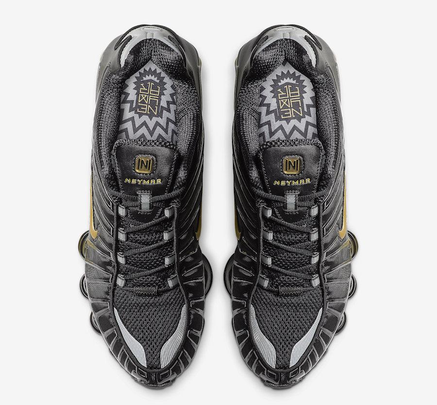 Neymar Jr. x Nike Shox TL Black Gold BV1388 001