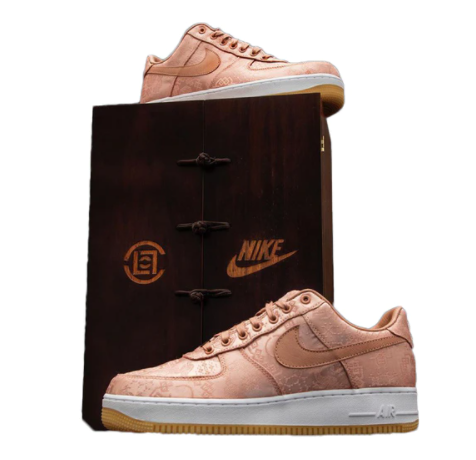 Nike Air Force 1 Low Clot Rose Gold Silk Special Box