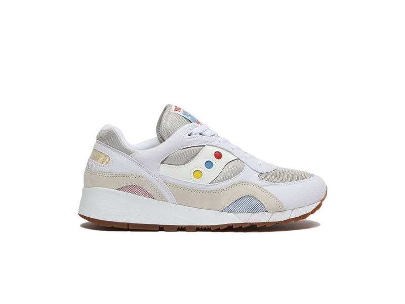Saucony Shadow 6000 White Multi Color Billys