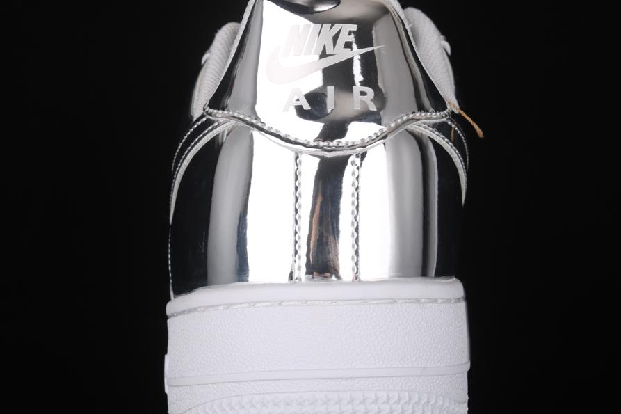 Nike air force 1 sp metallic silver best sale