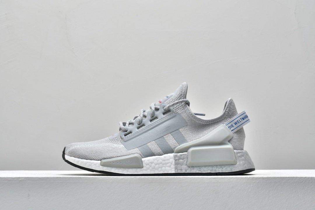 Кроссовки adidas NMD V2 Grey Two Silver Metallic