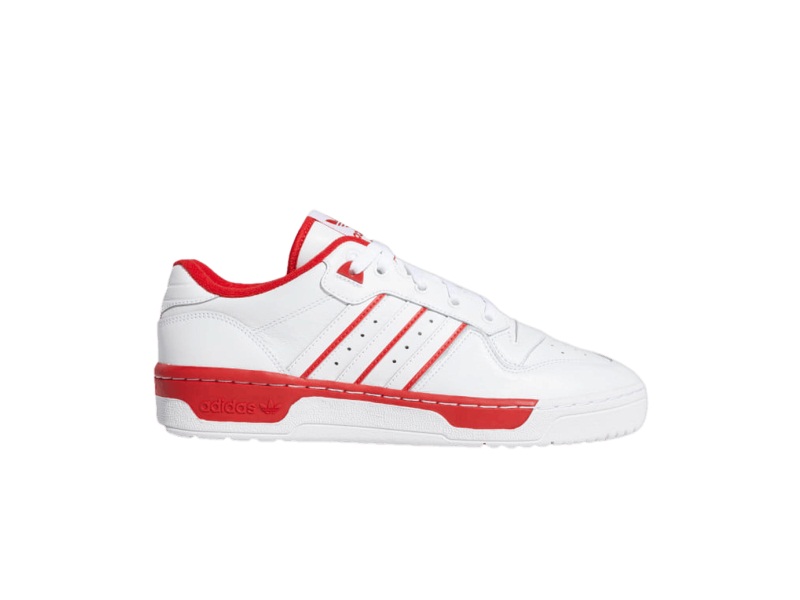 adidas Rivalry Low White Scarlet