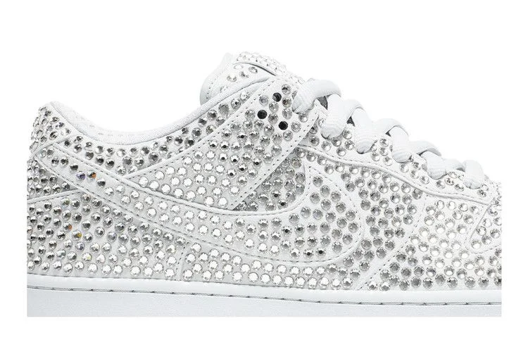 Кроссовки Cactus Plant Flea Market x Swarovski x Nike Dunk Low 'Pure Platinum'
