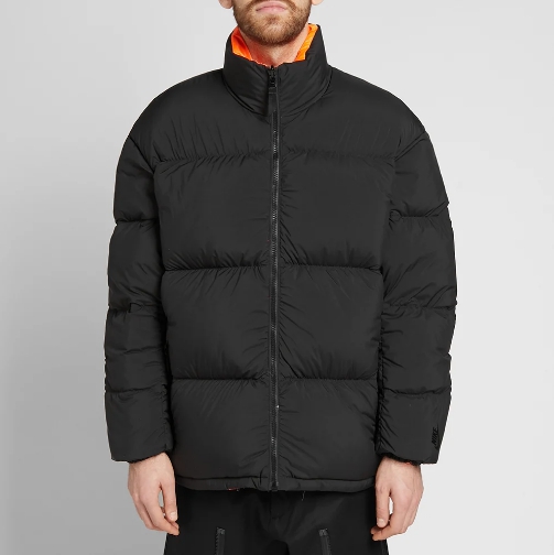 Nikelab Nrg Puffer Jacket Black Hyper Crimson AJ1992 010