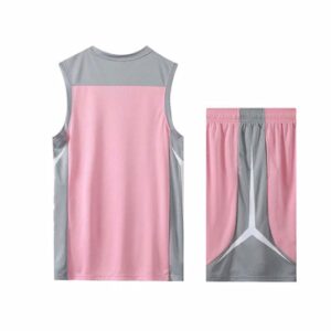 Basketbolnaya forma Nike Pink Grey 1
