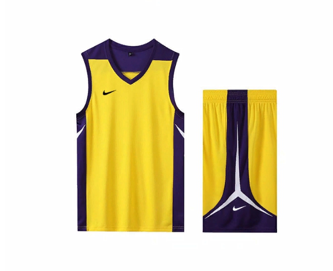 Basketbolnaya forma Nike Yellow Purple