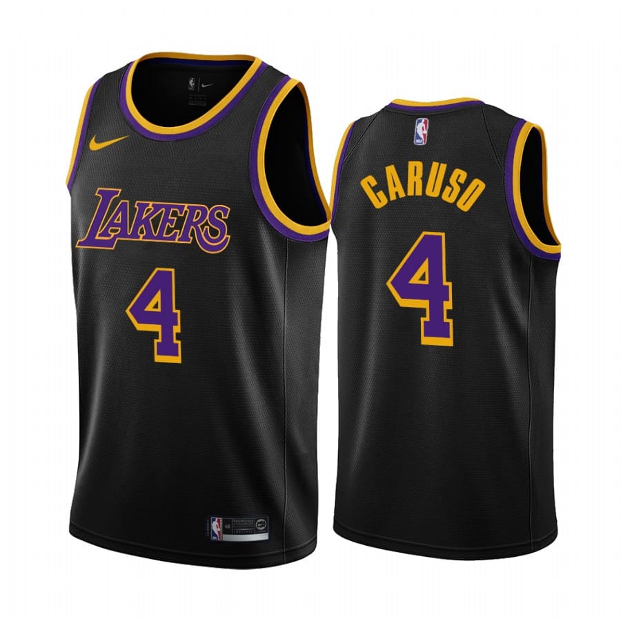alex caruso lakers 2020 21 earned edition black jersey
