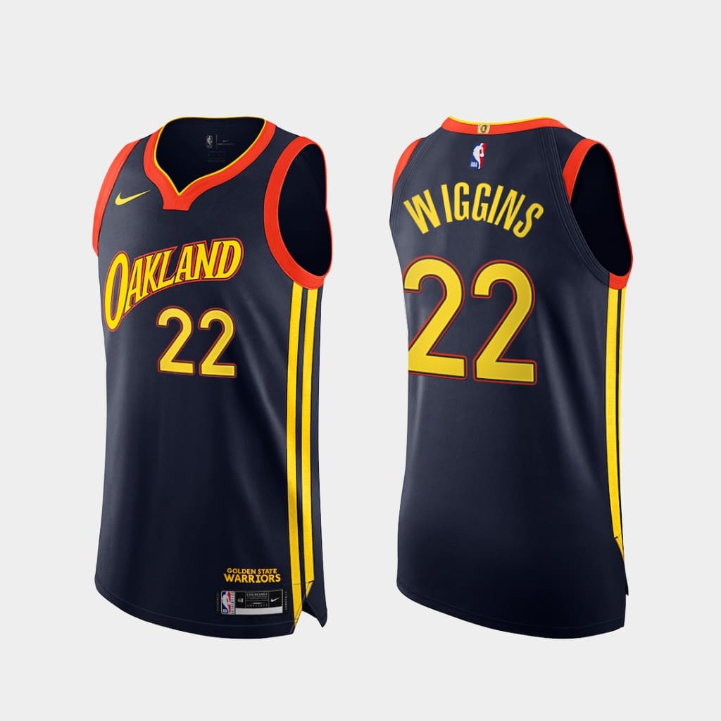 andrew wiggins warriors 2020 21 navy authentic city edition jersey
