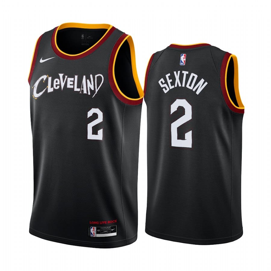 cavaliers collin sexton black city new uniform jersey
