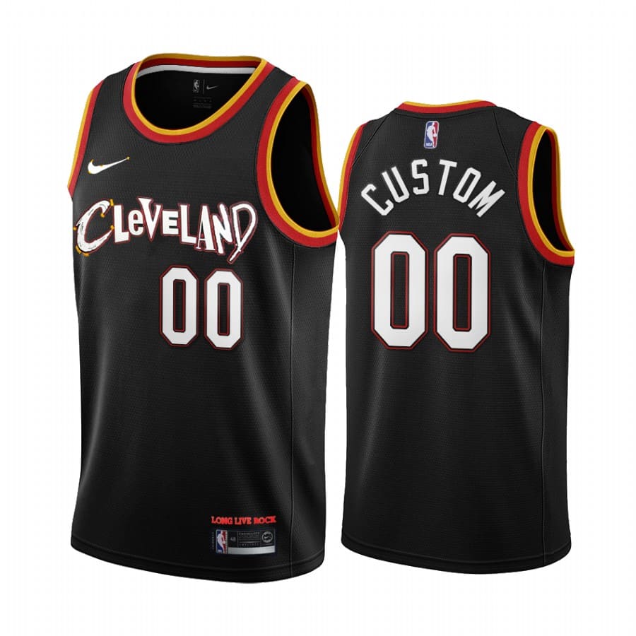 cavaliers custom black city new uniform jersey