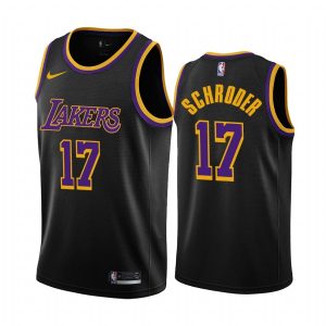 dennis schroder lakers 2020 21 earned edition black jersey