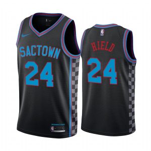 kings buddy hield black city edition sactown jersey 1