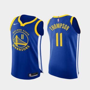 klay thompson warriors 2020 21 royal authentic icon edition jersey