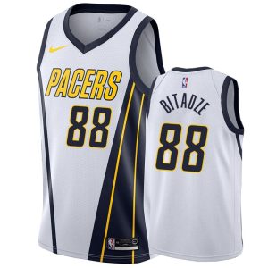 mens pacers goga bitadze white earned jersey
