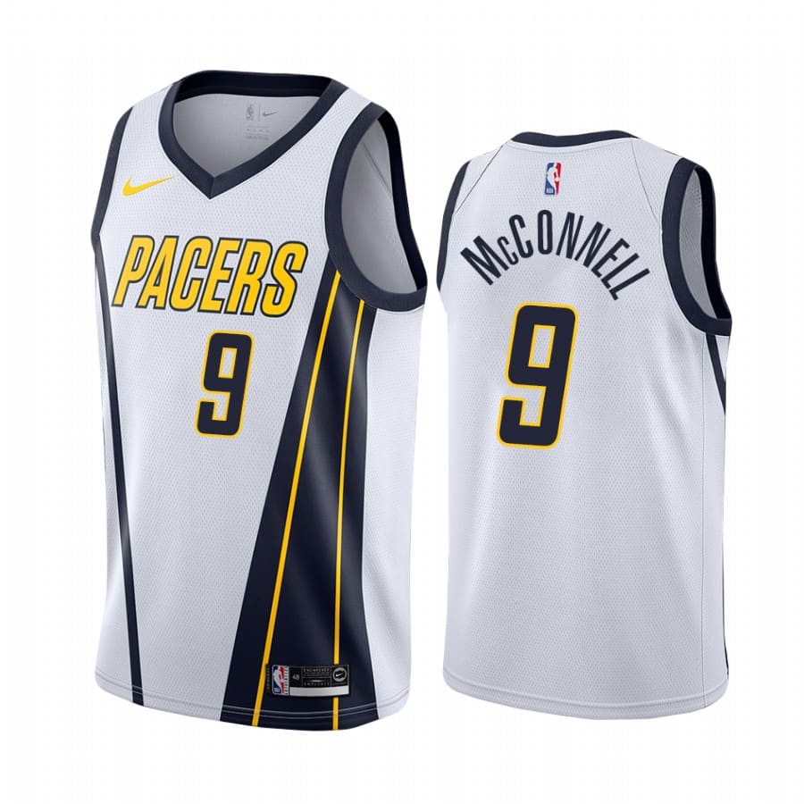mens pacers t.j. mcconnell white earned jersey