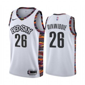 mens spencer dinwiddie white city edition jersey