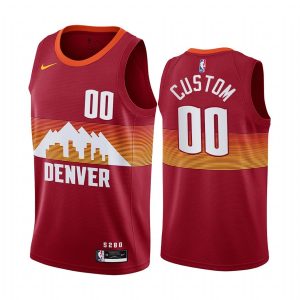 nuggets custom orange city edition new uniform jersey 1