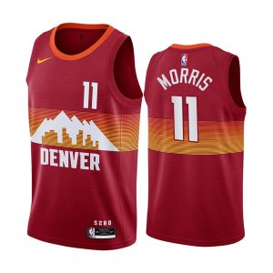 nuggets monte morris orange city edition new uniform jersey 1