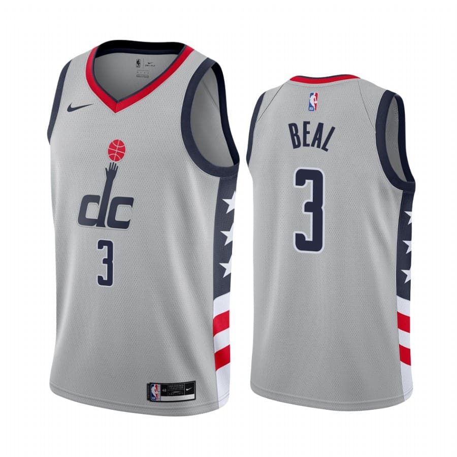 bradley beal wizards gray city edition 2020 21 jersey