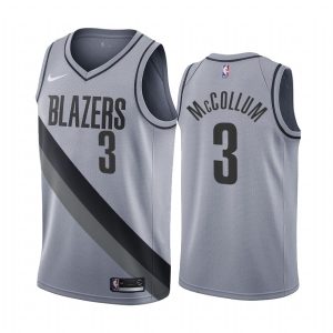 c.j. mccollum blazers 2020 21 earned edition gray jersey