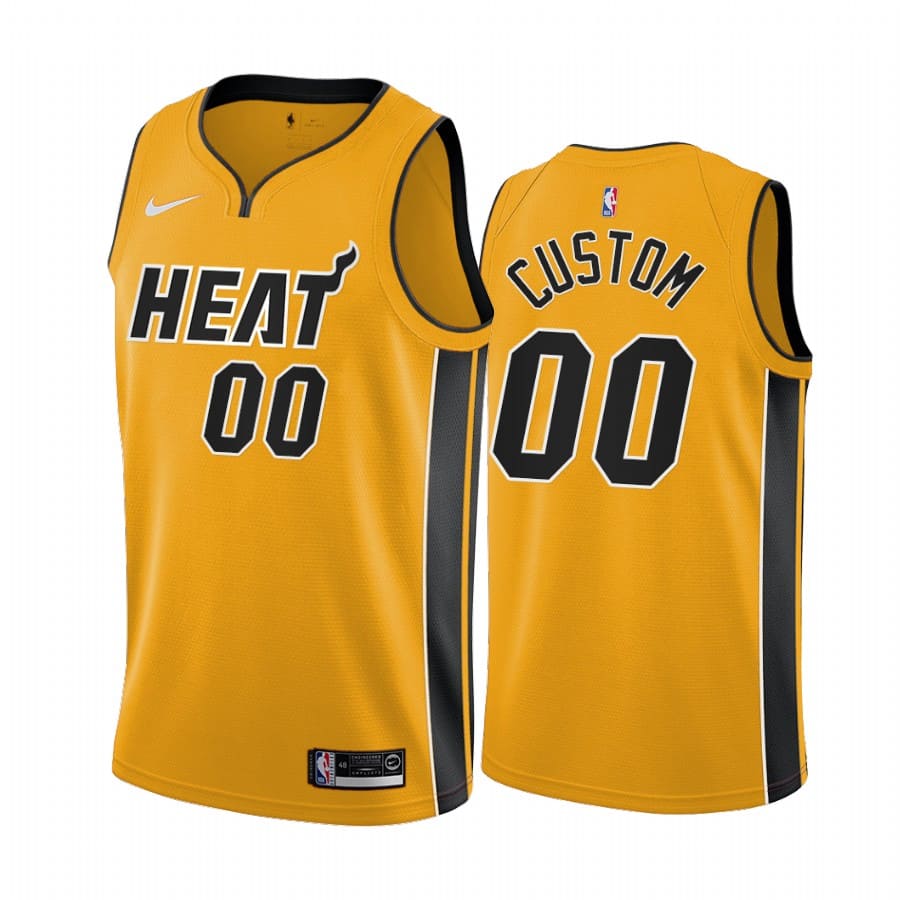 custom heat 2020 21 earned edition yellow jersey