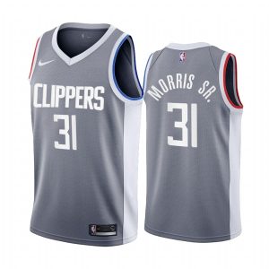 marcus morris sr. clippers 2020 21 earned edition gray jersey