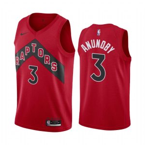 raptors og anunoby red icon edition new uniform jersey