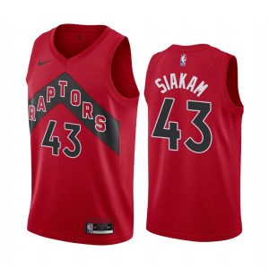 raptors pascal siakam red icon edition new uniform jersey