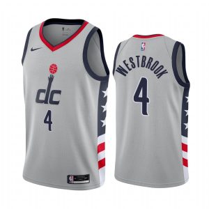 russell westbrook wizards gray city edition 2020 21 jersey