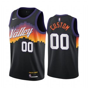 suns custom black city edition the valley jersey