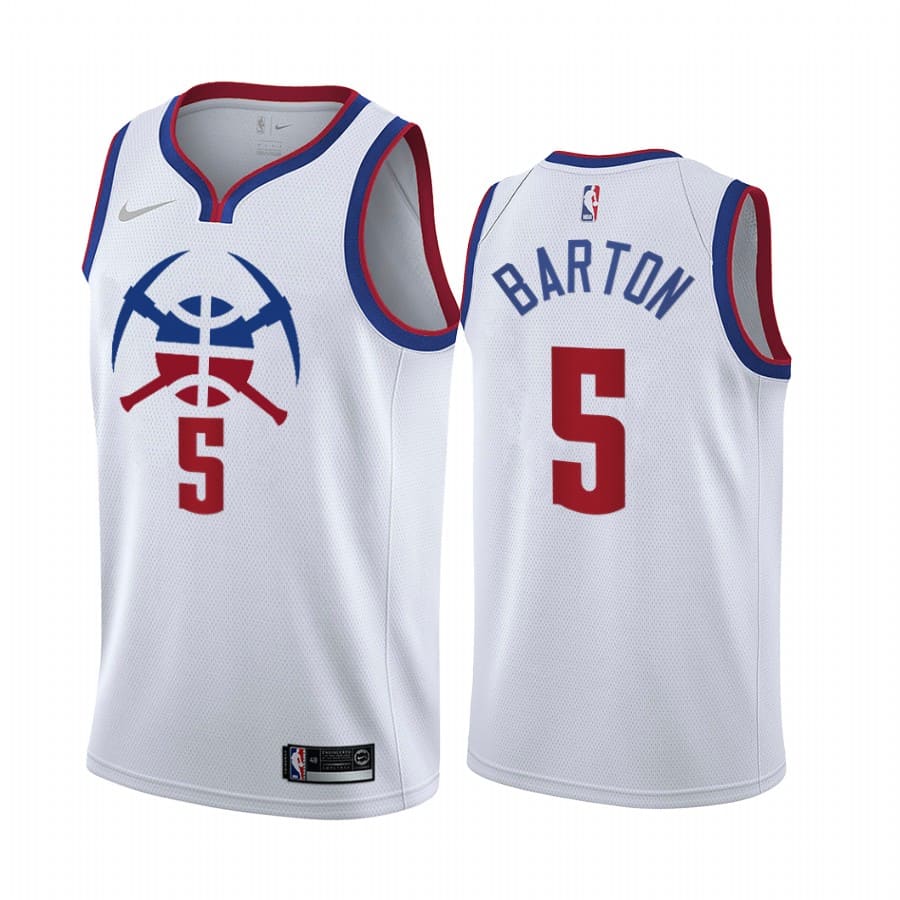 will barton nuggets 2020 21 earned edition white jersey