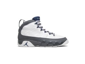 Белый, Французский синий - ворсистый серый