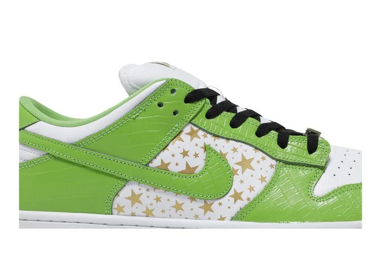 Кроссовки Supreme x Nike Dunk Low OG SB QS 'Mean Green'