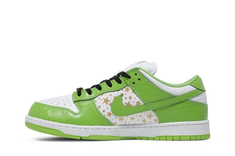 Кроссовки Supreme x Nike Dunk Low OG SB QS 'Mean Green'
