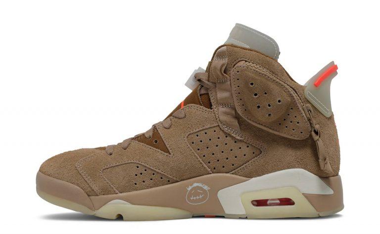 Podrobnye foto novyh Travis Scott x Air Jordan 6 British Khaki 7