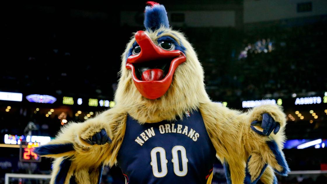 Zabavnye talismany komand NBA New Orleans Pelicans i Pierre the Pelican