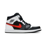 Black/Chile Red/White