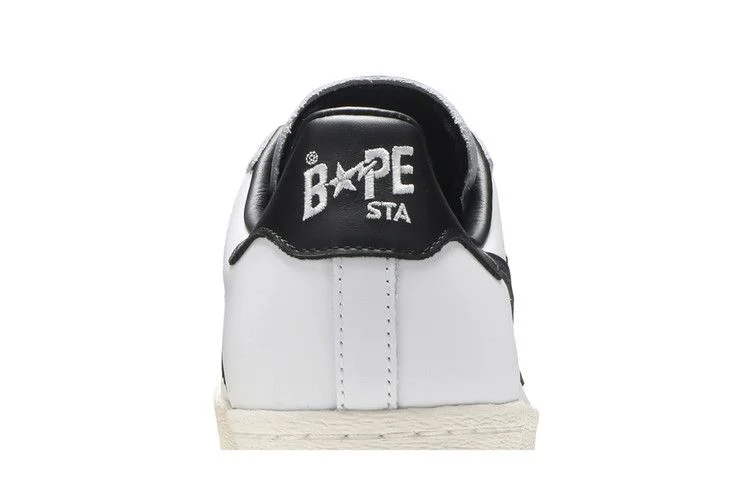 Кроссовки BAPE x adidas Superstar 'White Black'