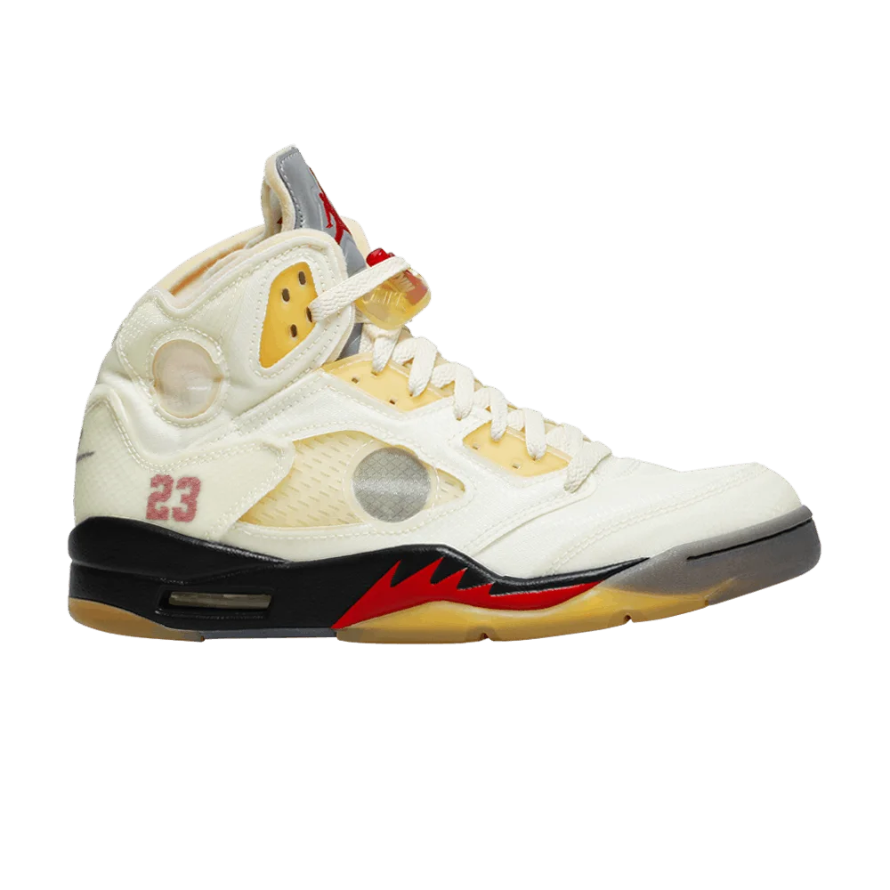 Кроссовки Off-White x Air Jordan 5 SP 'Sail'