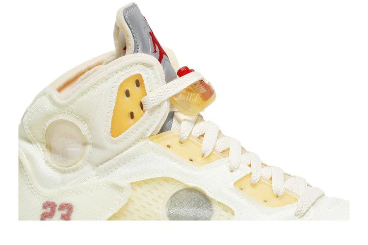 Кроссовки Off-White x Air Jordan 5 SP 'Sail'
