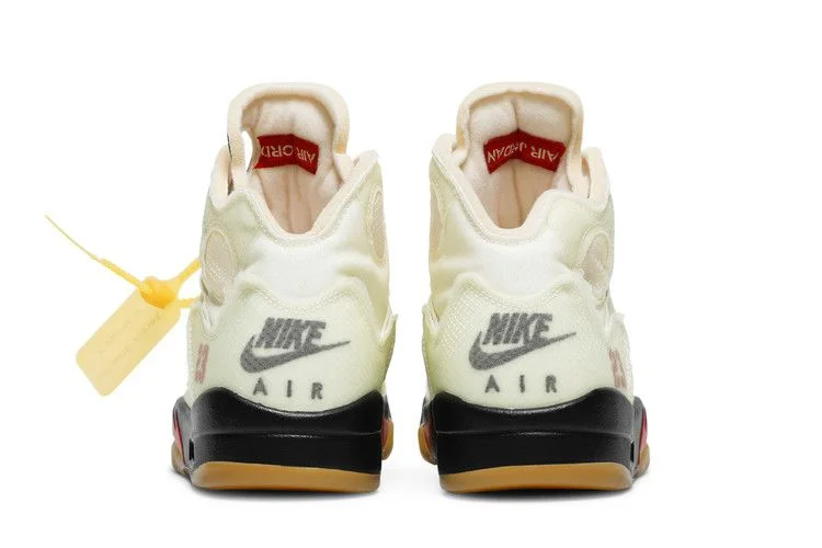 Кроссовки Off-White x Air Jordan 5 SP 'Sail'