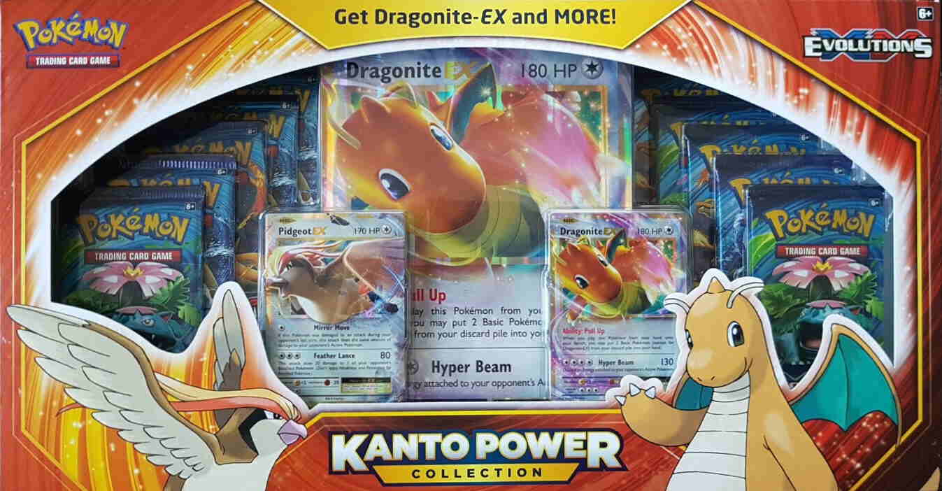 2020 Pokemon TCG XY Evolutions Kanto Power Collection Dragonite EX 1