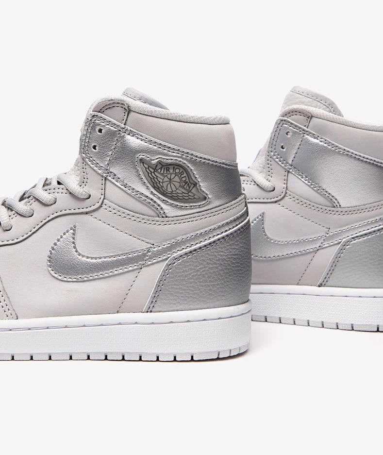 air jordan 1 retro high metallic silver