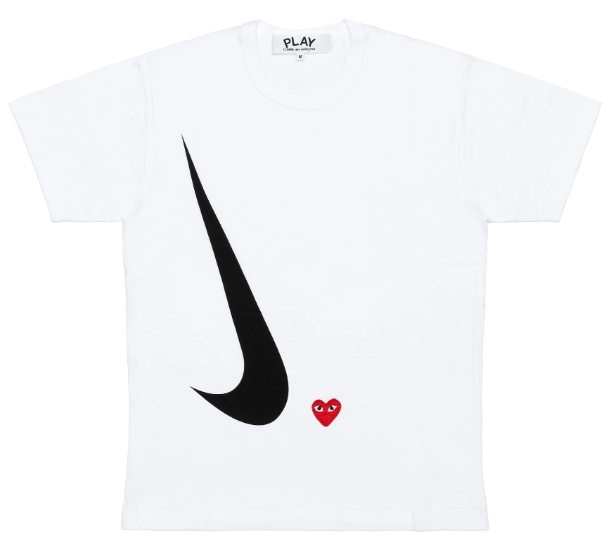 CDG x Nike T Shirt White 1