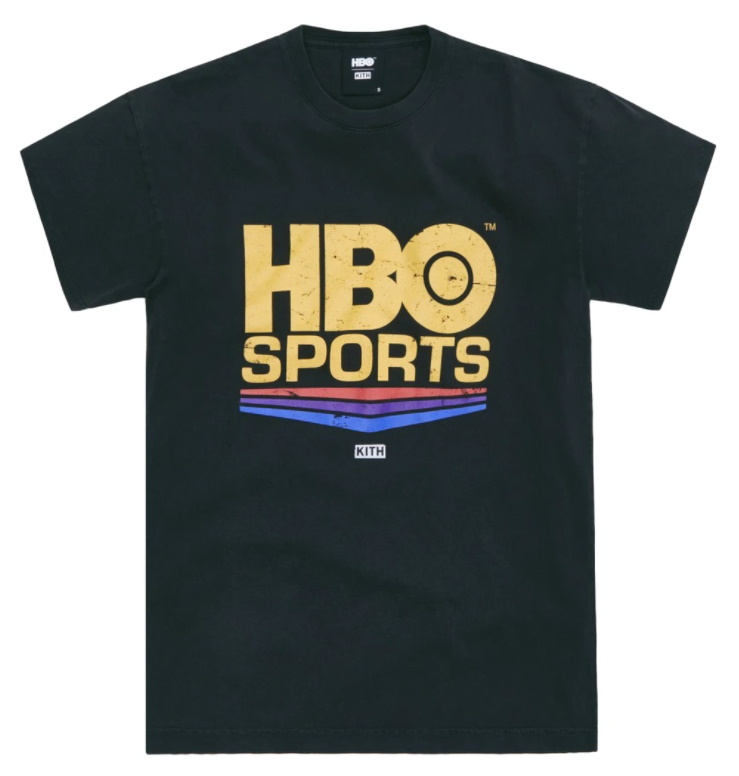 HBO Sports x Kith Vintage Tee Black 1