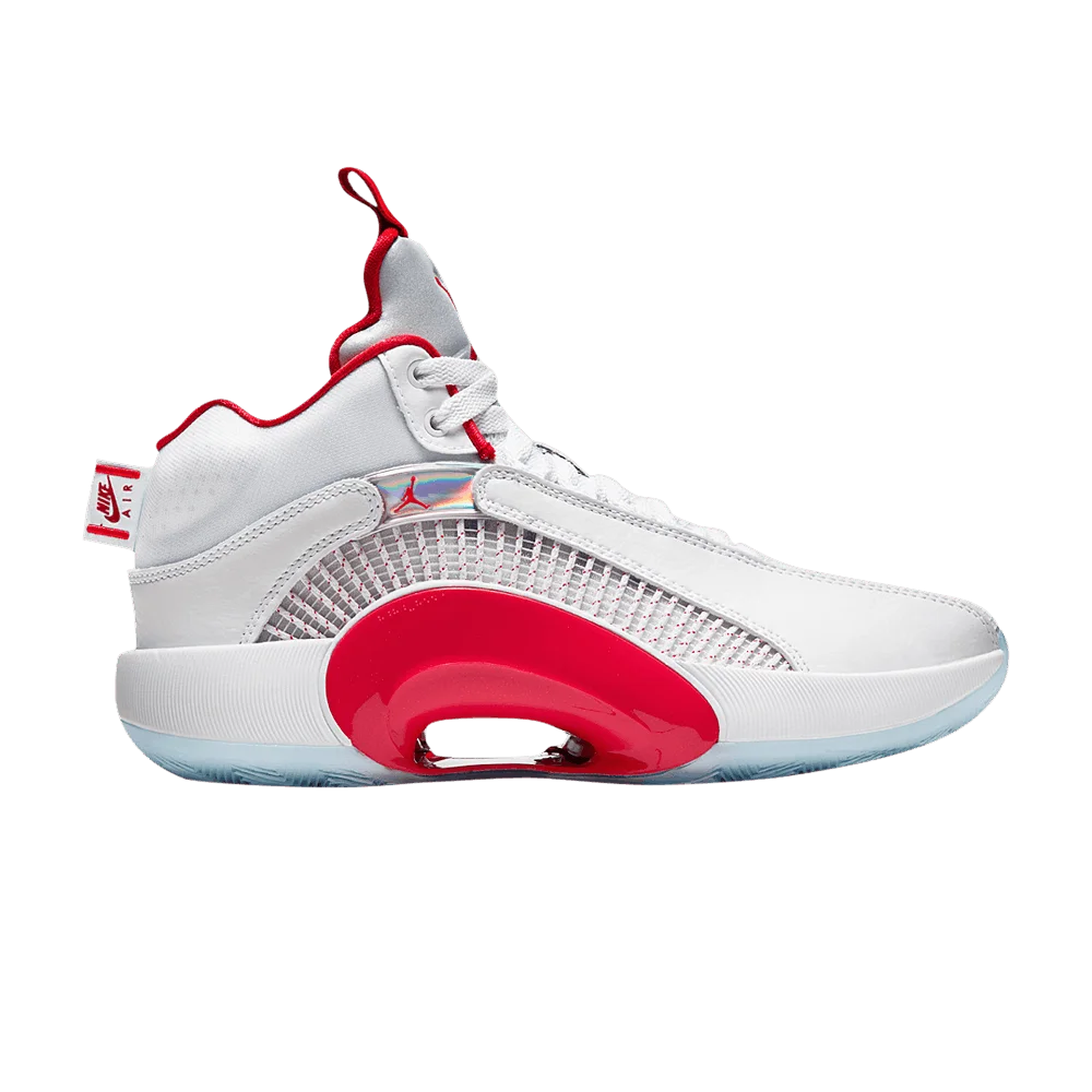 Кроссовки Air Jordan 35 GS 'White Fire Red'