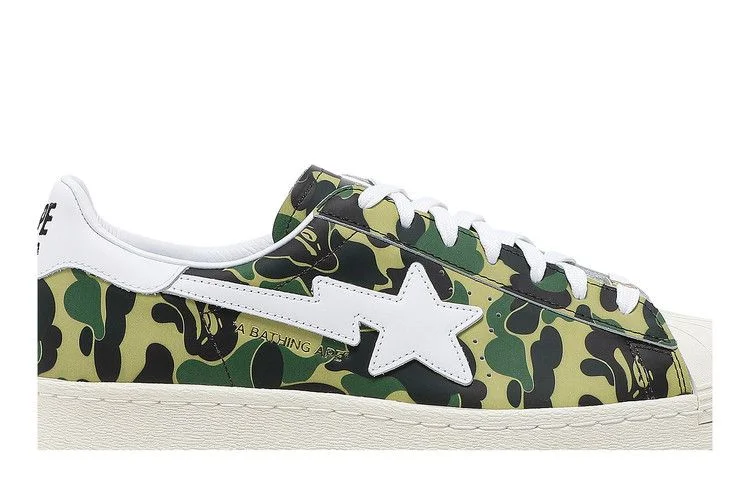 Кроссовки BAPE x adidas Superstar 80s 'ABC Camo'